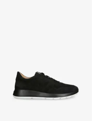 TODS Nuova Allacciato Sportivo 79K Suede Low-Top Trainers - EUR 41.5 / 7.5 UK MEN in BLACK – Mens | Trainers | Lace up trainers