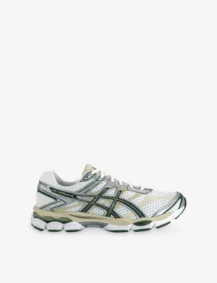 ASICS Gel-Cumulus 16 Mesh Trainers - EUR 45 / 11 UK MEN in WHITE FOREST NIGHT – Mens | Trainers | Lace up trainers