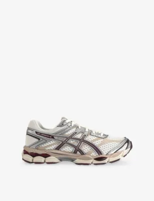 ASICS Gel-Cumulus 16 Mesh Trainers - EUR 45 / 11 UK MEN in CREAM BENIIMO PURPLE – Mens | Trainers | Lace up trainers