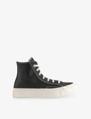 CONVERSE All Star Hi 70 S Perforated Leather Trainers - 4 in BLACK BLUE RED PERFORATE – Mens | Trainers | Lace up trainers