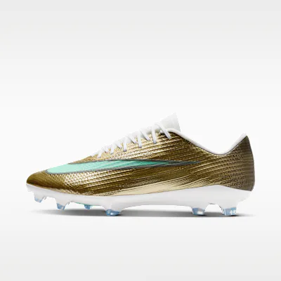 Nike Mercurial Superfly 11 Pro 'Kylian Mbappé' Firm-Ground Low-Top Football Boots - Metallic Gold/Green Glow