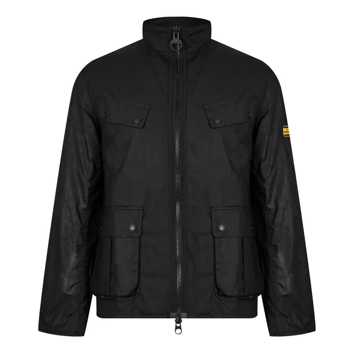 Barbour International Men's Re-Duke Water Resistant Waxed Cotton Long Sleeve Wax Jacket