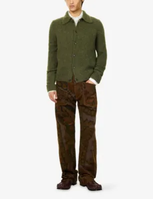 DRIES VAN NOTEN Mora Alpaca Wool-Blend Cardigan detail 2