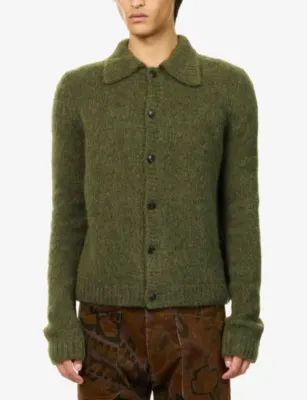DRIES VAN NOTEN Mora Alpaca Wool-Blend Cardigan detail 3