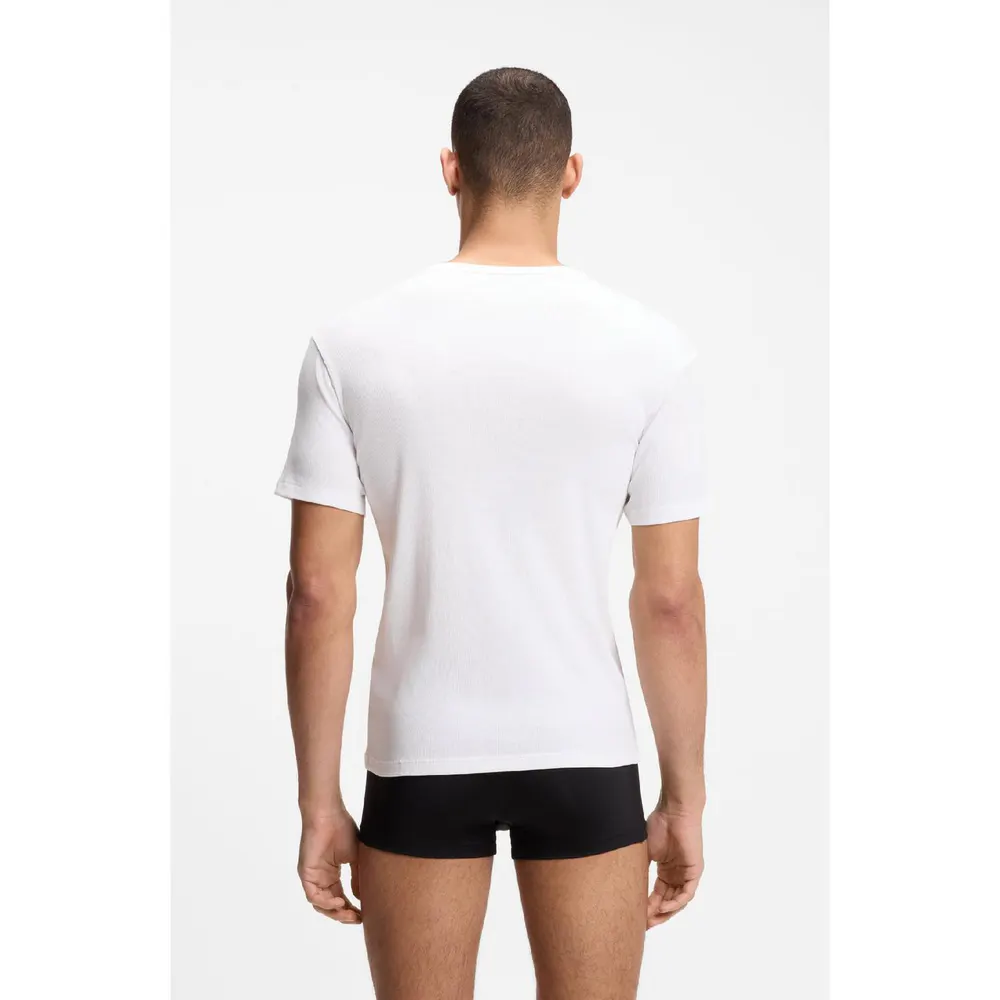 Boss Men's Cotton Round-Neck Short-Sleeve T-Shirts 2 Pack detail 3