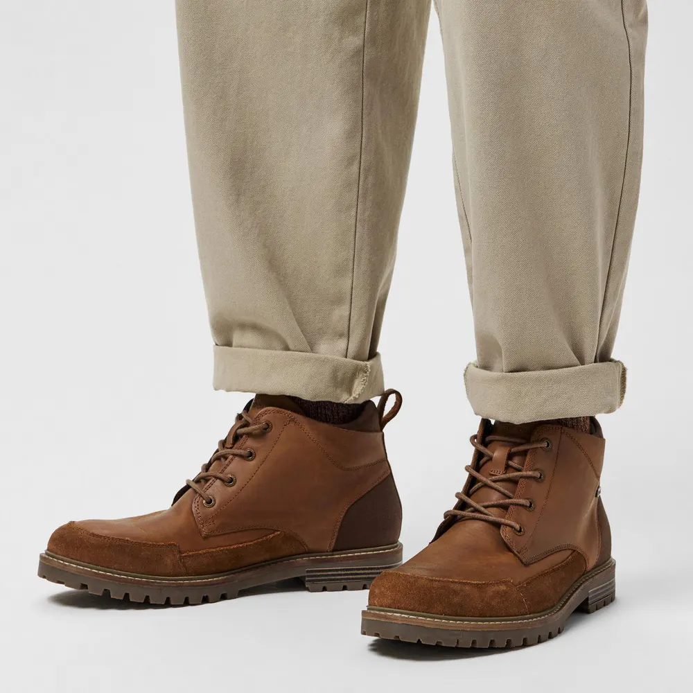Barbour Quartz Derby Boots in Timber Tan TA72, additional product view 3