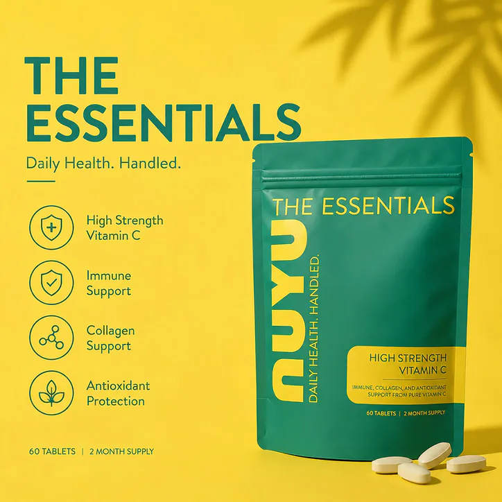 NUYU Core Essentials High Strength Vitamin C with Zinc 60 Tablets, additional product view 3