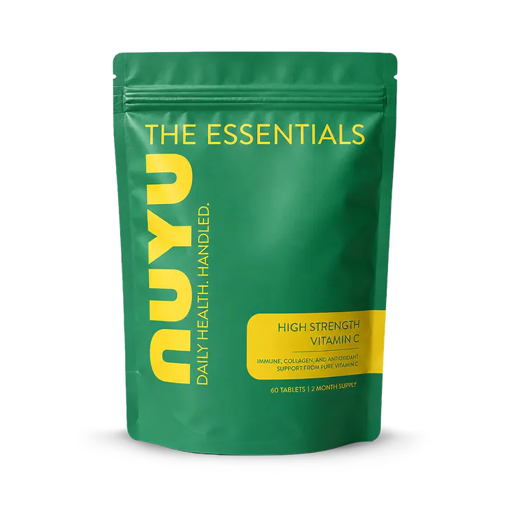 NUYU Core Essentials High Strength Vitamin C with Zinc 60 Tablets