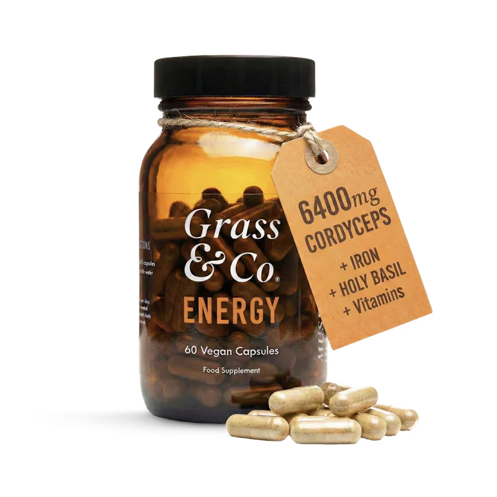Grass & Co. ENERGY Cordyceps Mushrooms 60 Capsules