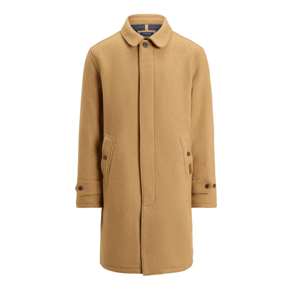 Polo Ralph Lauren Men's Walking Trench Coat in Café Cream – Clothing