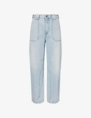 LOEWE x Paula's Ibiza Wide-Leg Denim Jeans