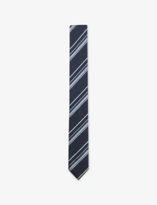 BOSS Striped Silk-Blend Tie