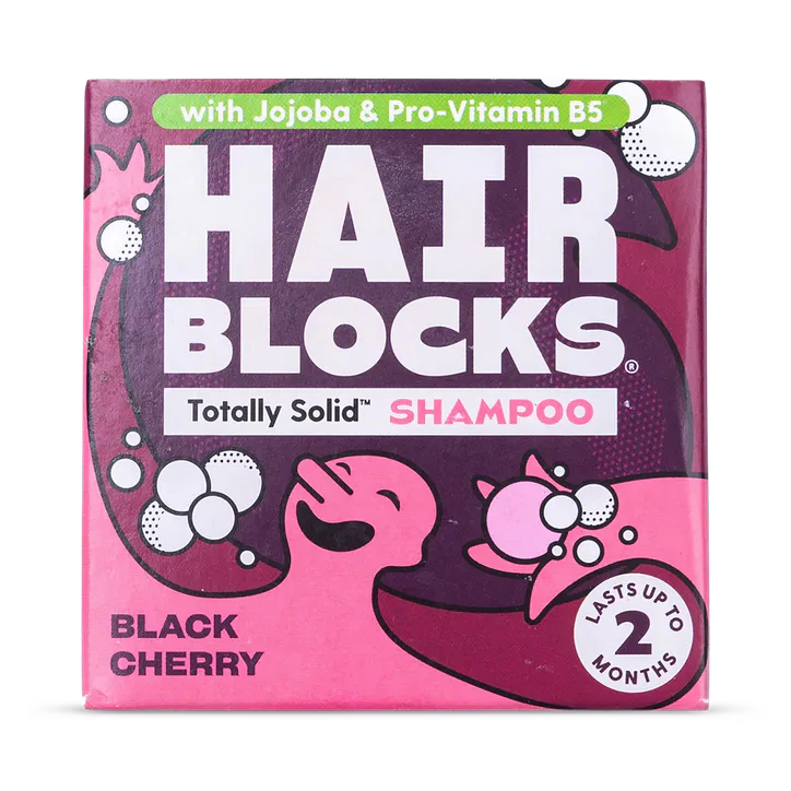Shower Blocks Solid Shampoo - Black Cherry
