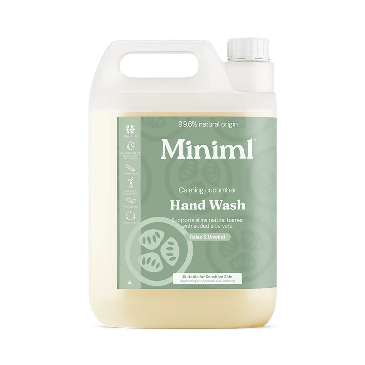 Miniml Hand Wash Calming Cucumber 5L Refill