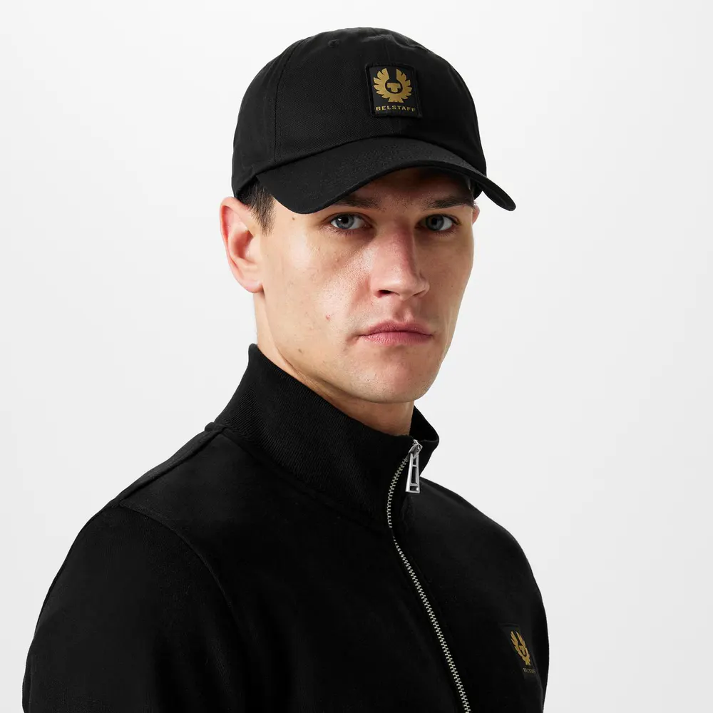 Belstaff Phoenix Cap in Black, additional product view 2