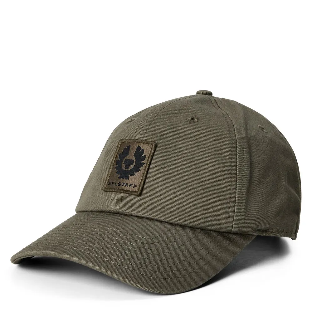 Belstaff Phoenix Cap in Khaki Green – Accessories