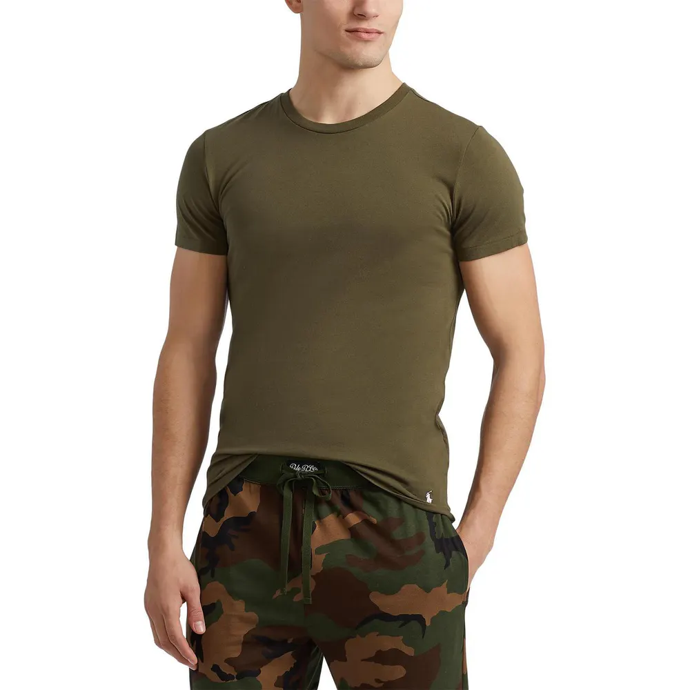 Polo Ralph Lauren 3-pack T-shirts in Grn/Grn/Grn, additional product view 3