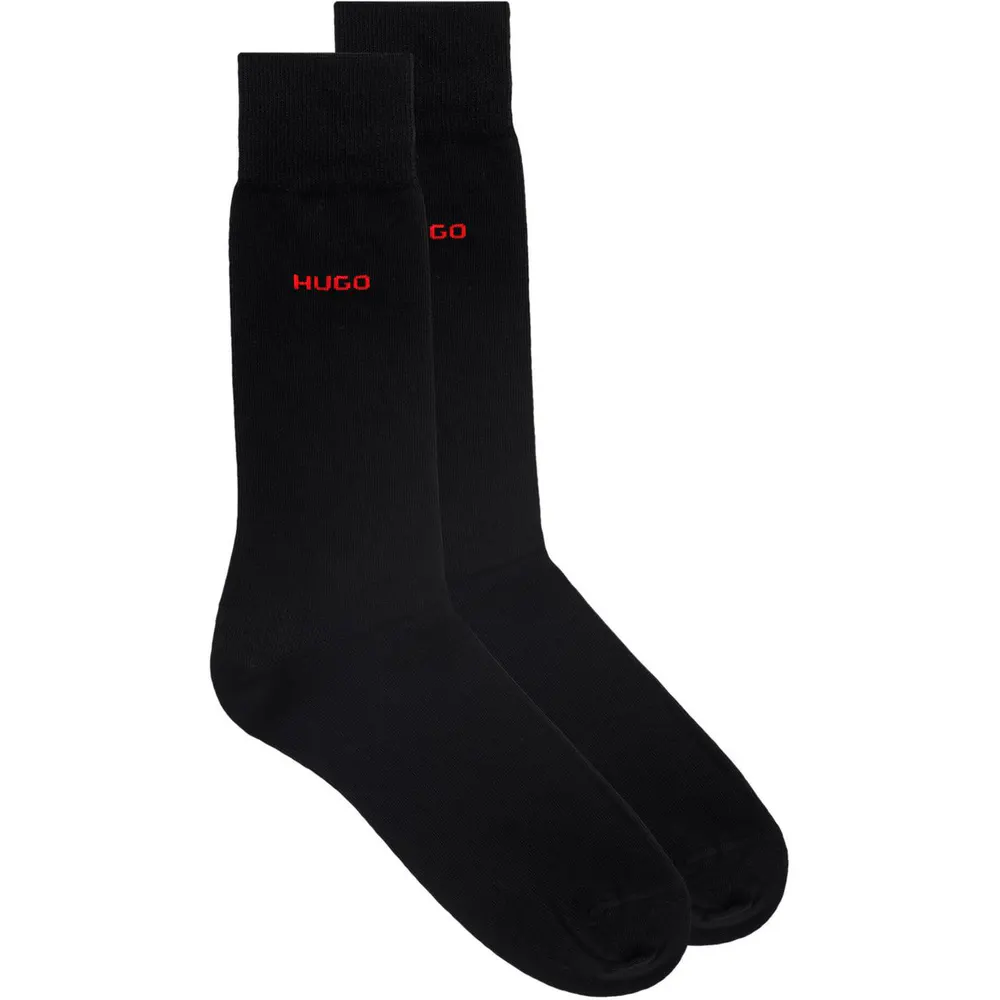 Hugo Men's Logo Crew Socks 2-Pack