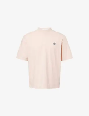 STONE ISLAND Compass Logo-Patch Short-Sleeve Cotton-Jersey T-Shirt