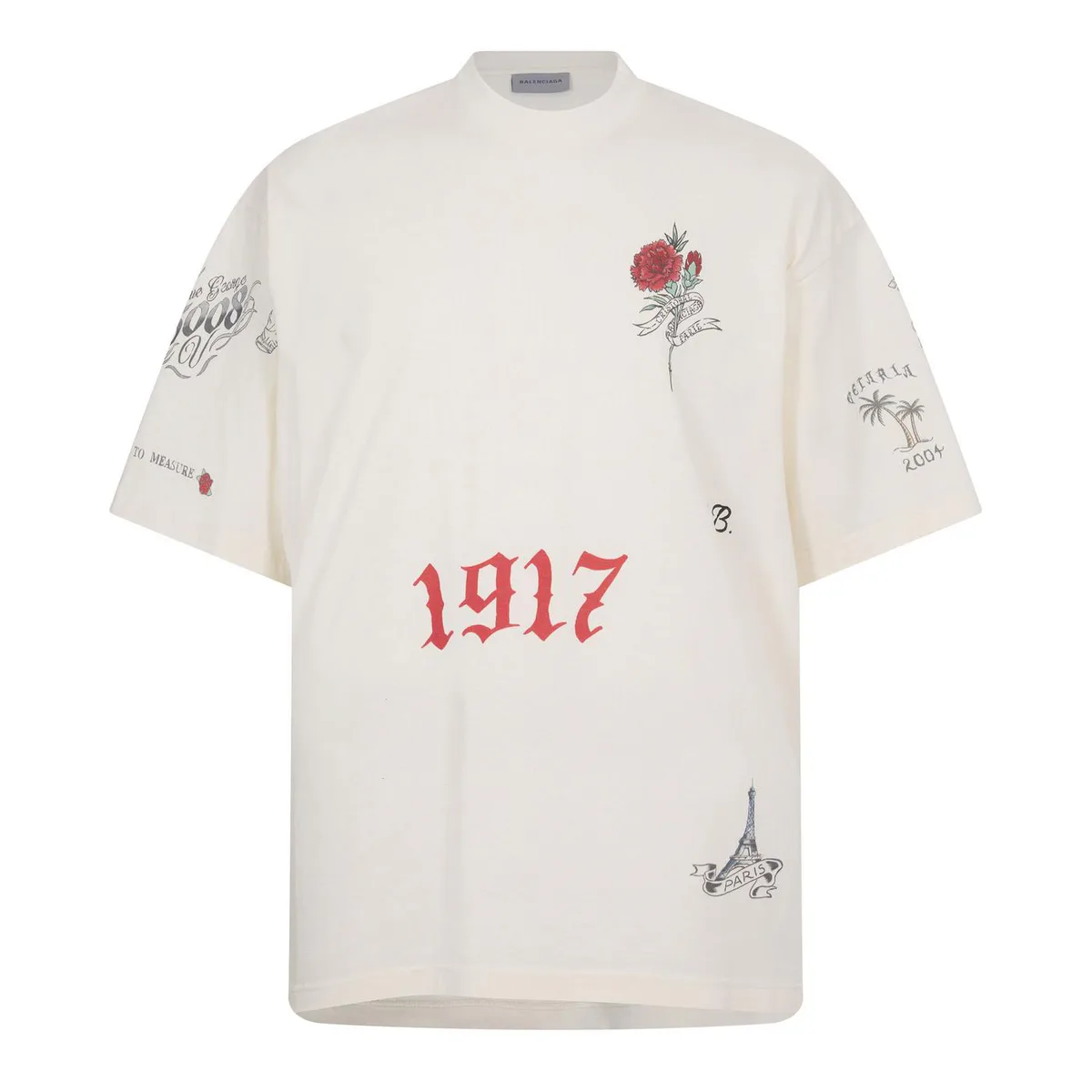 Balenciaga Men's Oversized Fit T-Shirt