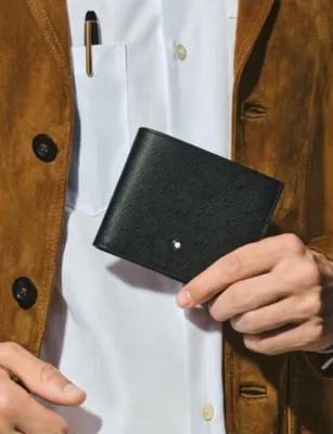 Montblanc Sartorial 6CC Leather Wallet detail 2