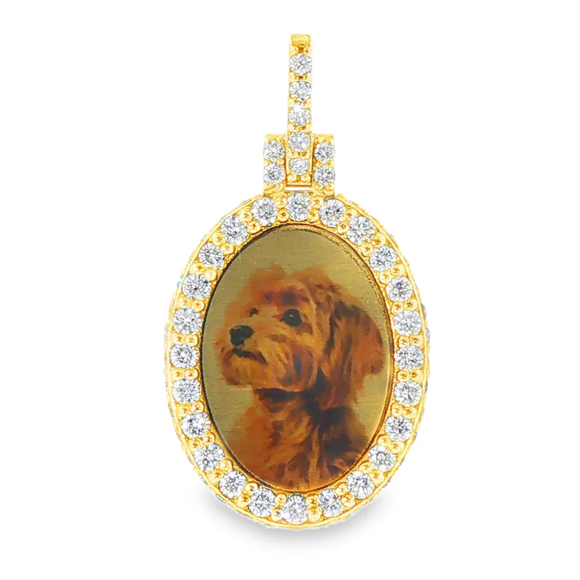 RINA - SUNNY 2 Dog Tag Diamond Photo Pendant 71427 in Rose Gold – Pendant