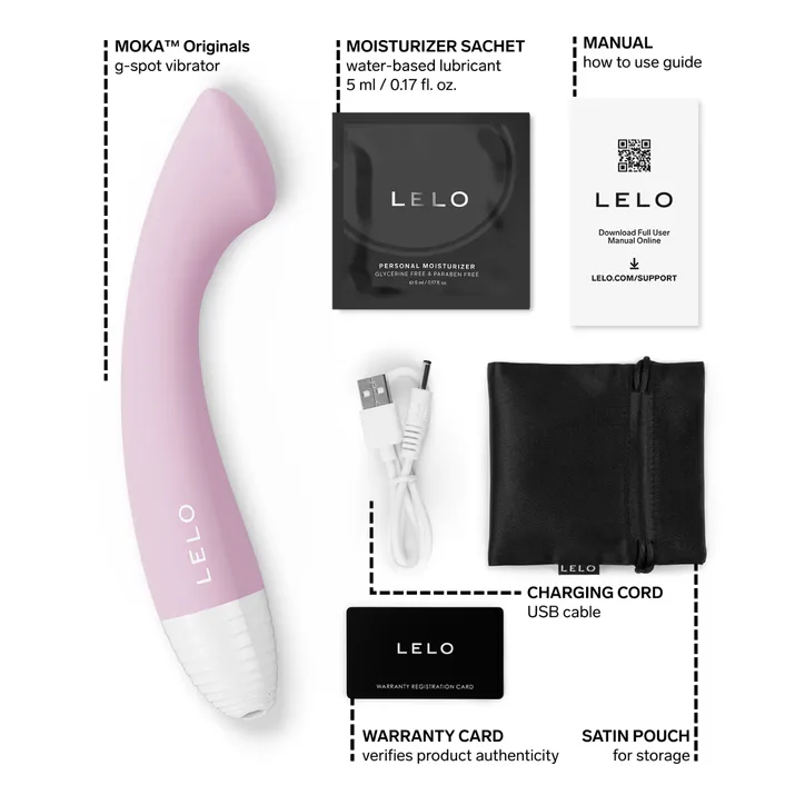 Lelo MOKA™ Originals G-spot Vibrator Soft Pink, additional product view 3