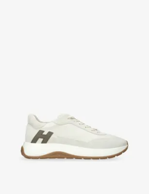 HOGAN Allacciato Suede and Leather Trainers - EUR 44 / 10 UK MEN in GREY/OTHER – Mens | Trainers | Lace up trainers