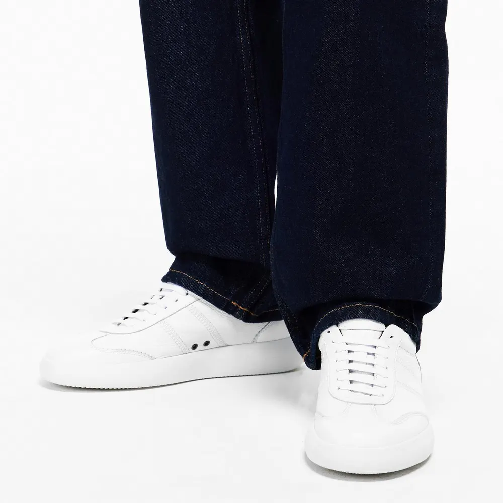 Brioni Men's Olympia Low-Top Trainers in White, additional product view 3
