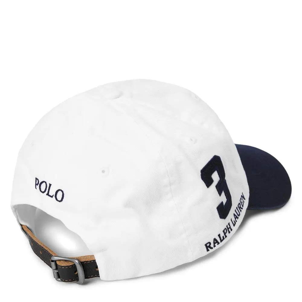 Polo Ralph Lauren Big Pony 3 Woven Cotton Baseball Cap detail 2