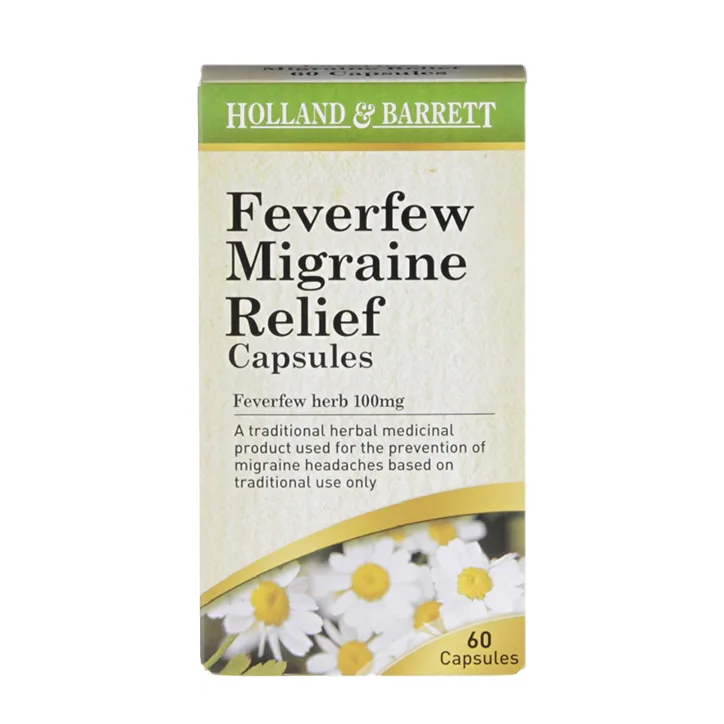 For Him Feverfew Migraine Relief 60 Capsules 100mg