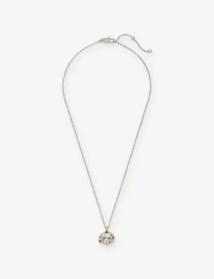 TWOJEYS Superstar Sterling Silver-Plated Brass Necklace