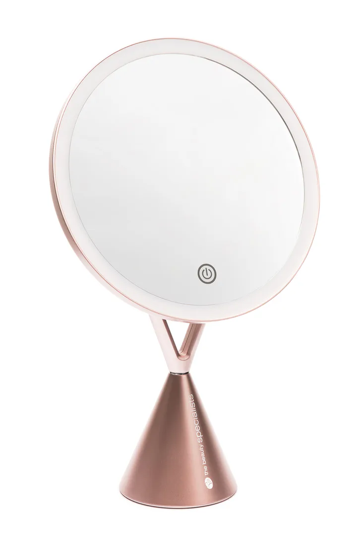 Rio HD Illuminated Makeup Mirror with compact magnifying mirror detail 3