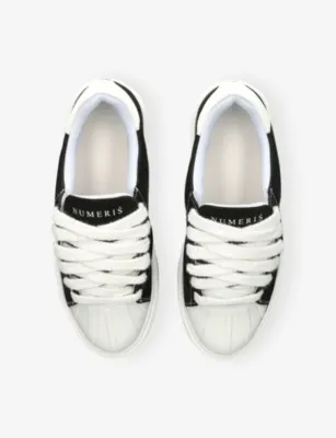 NUMERIS Eclipse Suede Trainers - EUR 45 / 11 UK MEN in BLACK, additional product view 2