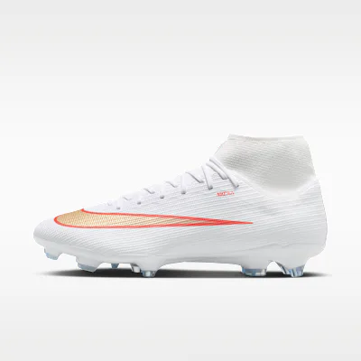 Nike Mercurial Superfly 11 Academy Multi-Ground High-Top Football Boots - White/Bright Crimson/Blur