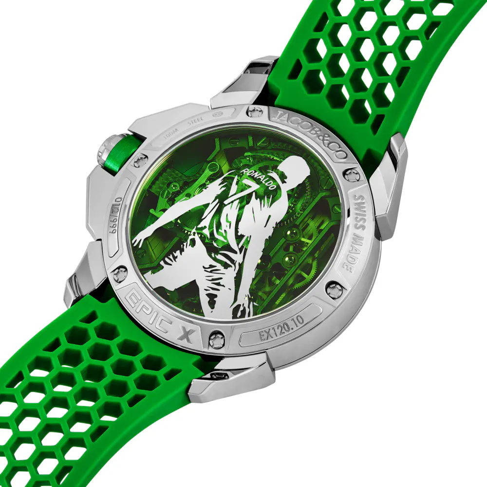 Jacob & Co Epic X Heart of CR7 in Skeleton, additional product view 3
