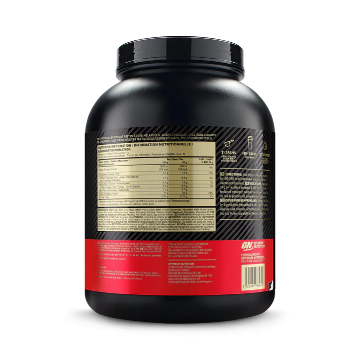 Optimum Nutrition Gold Standard 100% Whey Protein Double Rich Chocolate 2.26kg detail 3