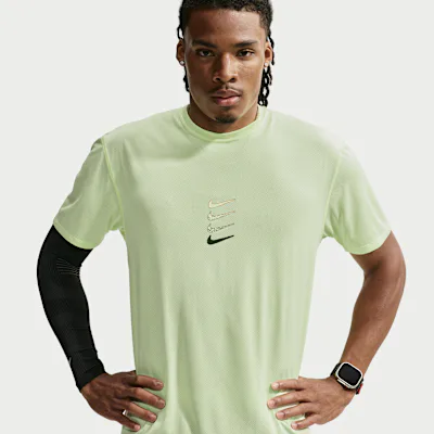 Nike Men's Dri-FIT Running Top - Barely Volt