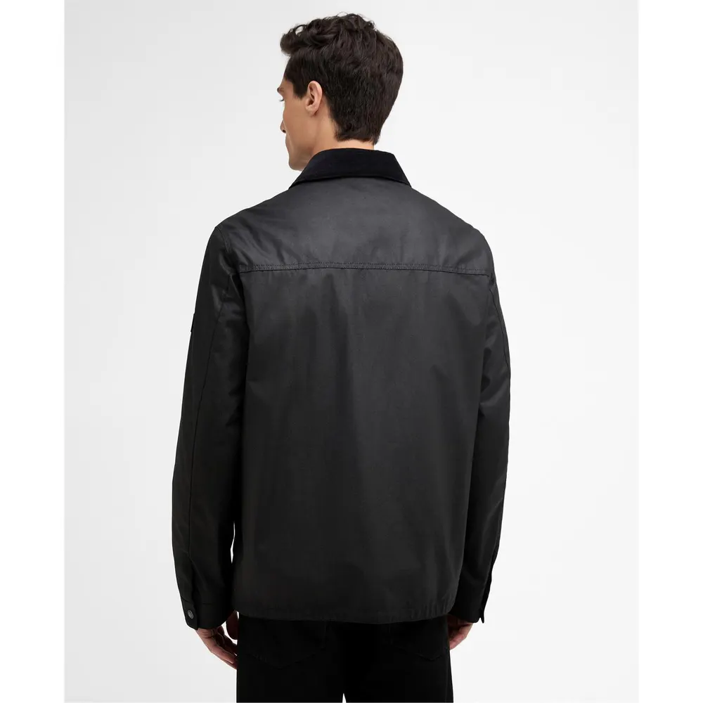 Barbour International Mens Maze Waxed Jacket detail 3