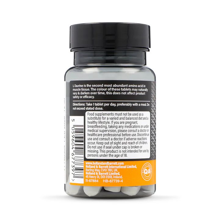 Precision Engineered Taurine 500mg 50 Tablets detail 3