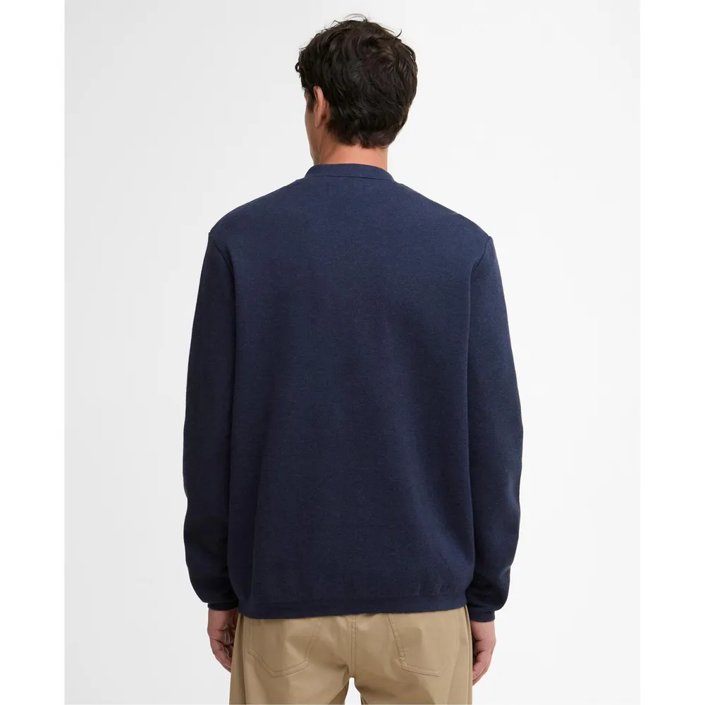Barbour Mens Crowcombe Zip Jumper detail 3