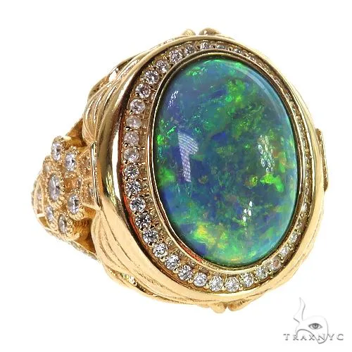 RINA - For Him FACTORY Ethiopian Opal Ring 68982 in Rose Gold / 10 – Ring