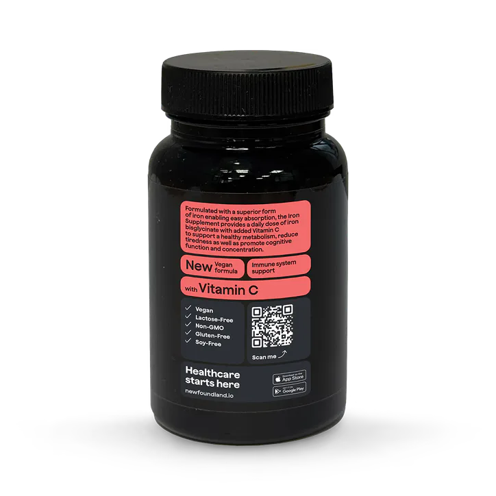 Newfoundland Diagnostics Newfoundland Iron Supplement 60 Capsules, additional product view 2