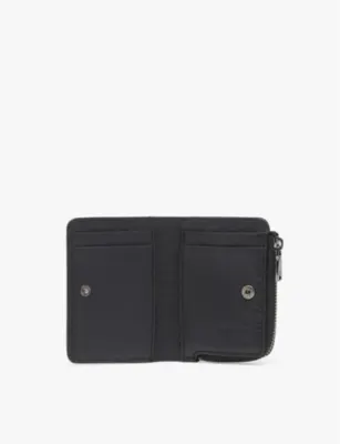 DIESEL Hissu Evo logo-badge leather cardholder detail 3