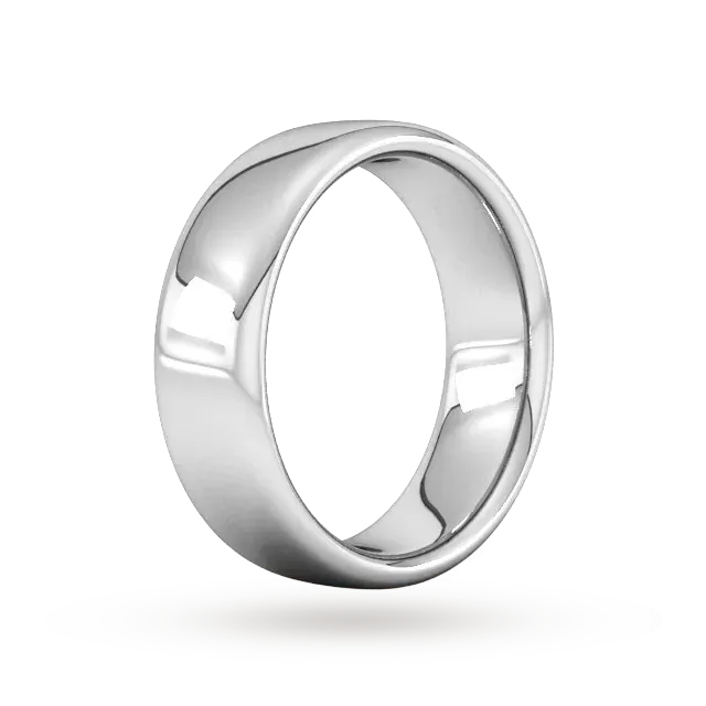 For Him 7mm Slight Court Extra Heavy Wedding Ring In 18 Carat Yellow Gold, additional product view 2