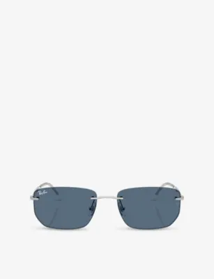 RAY-BAN RB3768 Irregular Metal Sunglasses