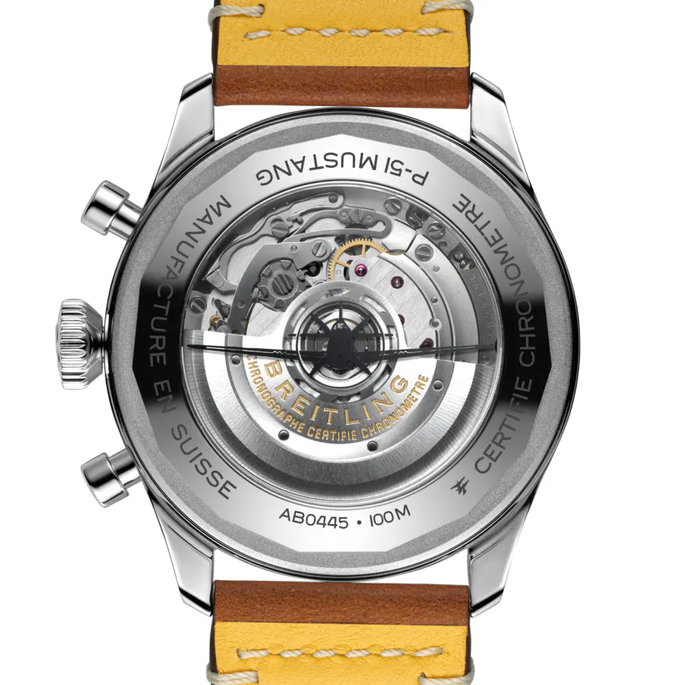 Breitling Super AVI B04 Chronograph GMT 46 P-51 Mustang Watch detail 2