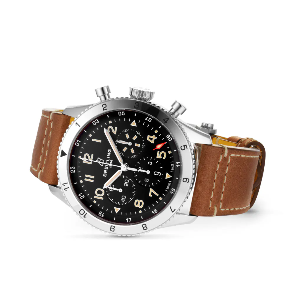 Breitling Super AVI B04 Chronograph GMT 46 P-51 Mustang Watch detail 3
