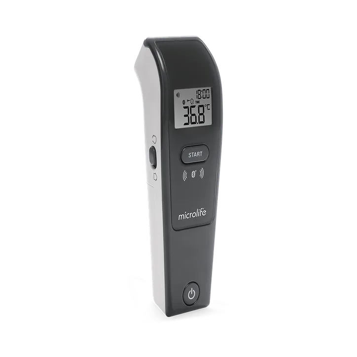 Microlife NC150 BT Bluetooth Forehead Thermometer for easy temporature monitoring without contact, additional product view 2