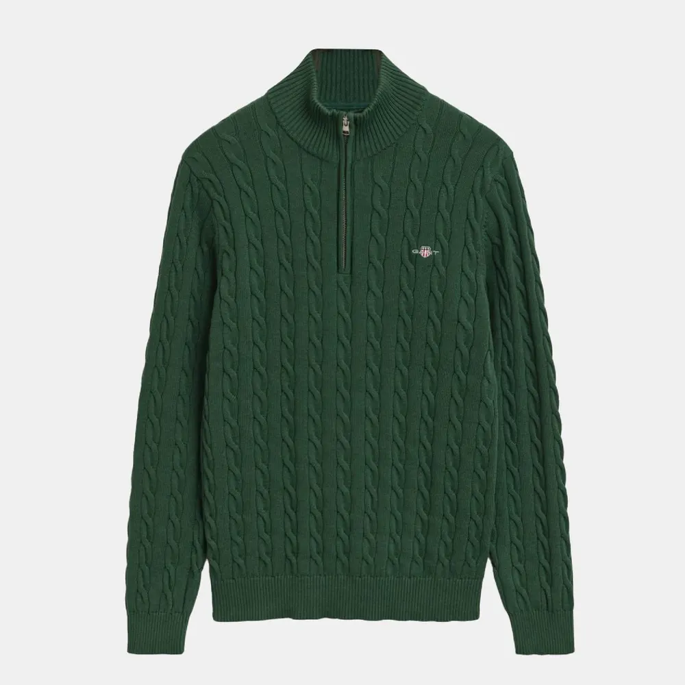 Gant Cotton Cable Half Zip Fleece